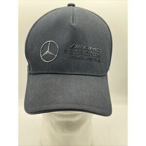 Mercedes AMG F1 Racer Cap All Black Snapback Petronas Formula One Team